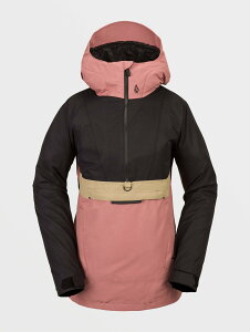 y}\ԂP10{IzyOUTLETz{R Womens Ashfield Pullover - Earth Pink S1F XXS/XS/S/M/L/XL/XXL VOLCOM