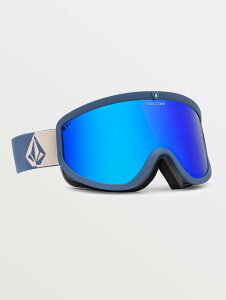 yOUTLETzy50%OFFzyz{R Footprints - Indigo/Stone + Blue Chrome + Bonus Lens S1F EA VOLCOM
