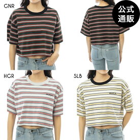 【OUTLET】【30%OFF】【送料無料】2023 RVCA ルーカ レディース SUNRISE BE CROP SS Tシャツ【2023年夏モデル】 全3色 S/M/L rvca