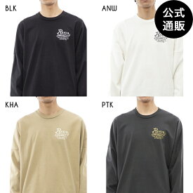 【OUTLET】【30%OFF】【送料無料】2023 ルーカ メンズ VALLEY SCRIPT LT ロンT【2023年秋冬モデル】 全4色 S/M/L/XL rvca