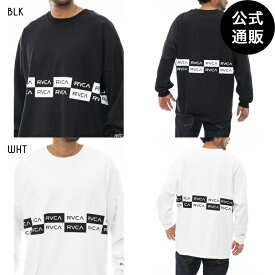 【OUTLET】【30%OFF】【送料無料】【オンライン限定】2023 ルーカ メンズ BLACK CHEKER LS ロンT【2023年秋冬モデル】 全2色 S/M/L/XL/XXL rvca