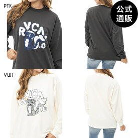 【SALE】【30%OFF】【送料無料】2023 ルーカ レディース WHOOPSEY LOOSE FIT C トレーナー【2023年秋冬モデル】 全2色 M/L rvca