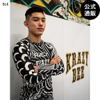 2024 ルーカ メンズ 【KRAZY BEE】 KRAZY BEE FUSHICHOU RUSHGUARD ファイティングウェア 【2024年春夏モデル】 全1色 M/L/XL/XXL rvca