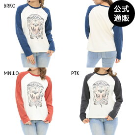 2024 ルーカレディース BURNING RAGLAN LS ロングスリーブTシャツ 【2024年春夏モデル】 全3色 S/M/L rvca