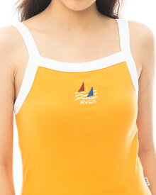 2024 ルーカ レディース KINNEY RIB TANK TOP タンクトップ 【2024年春夏モデル】 全3色 S/M rvca