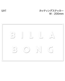 2018 ビラボン DIE CUT カッティングステッカー/W200mm【定番モデル】 全2色 F BILLABONG