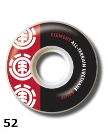 【送料無料】ELEMENT スケートボード SECTION 52mm ウィール