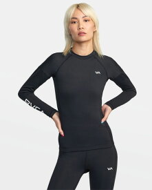 【OUTLET】【30%OFF】【送料無料】2023 ルーカ SPORT レディース COMPRESSION LS ラッシュガード【2023年夏モデル】 全1色 XS/S/M rvca