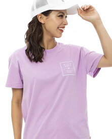 【SALE】【30%OFF】2023 ビラボン レディース LARGE SQUARE PATTEN LOGO TEE Tシャツ 【2023年春夏モデル】 全4色 S/M/L BILLABONG