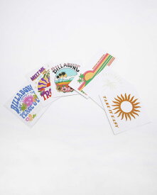 【OUTLET】【35%OFF】2023 ビラボン レディース SAND AND SUN STICKERS プリントステッカー 【2023年春夏モデル】 全1色 F BILLABONG