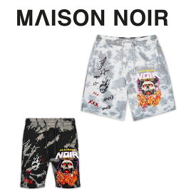 【在庫処分1000円ポッキリ】MAISON NOIR/メゾンノアール/ジャージ SHORTS/アップリケ プリント ショートパンツ コットン素材/ジャージー/B系/ストリート/ダンス衣装/チーム/カジュアル/アメカジ/インポート/M/L/XL/2XL/3XL/大きいサイズ/ビッグサイズ