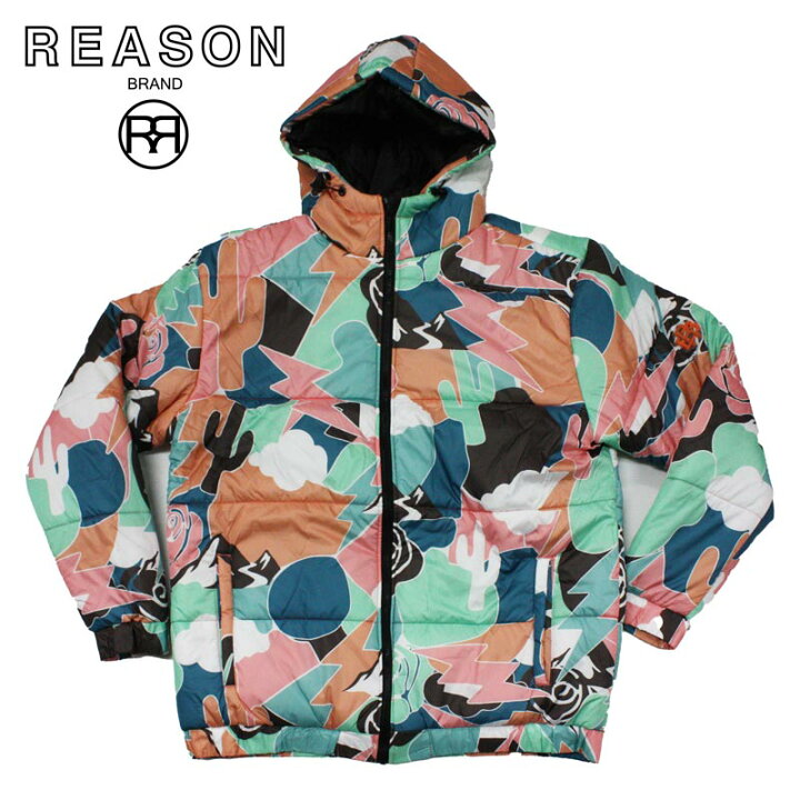 楽天市場】REASON リーズン SANTAFE PUFFER JACKET/ナイロン中綿 