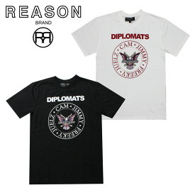 【少々難あり】REASON リーズン ディプロマッツ コラボ DIPSET DOWNTOWN TEE コットン 綿 素材 半袖 Tシャツ/B系/ストリート/ダンス衣装/チーム/カジュアル/アメカジ/インポート/M L XL 2XL 3XL/大きいサイズ/ビッグサイズ