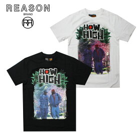 REASON/リーゾン HOW HIGH/ビー・バッド・ボーイズ 映画 コラボ TEE 前面プリント 半袖Tシャツ コットン素材 アメリカ合衆国のコメディ映画 /B系/ストリート/ダンス衣装/チーム/カジュアル/アメカジ/インポート/M/L/XL/2XL/3XL/大きいサイズ/ビッグサイズ