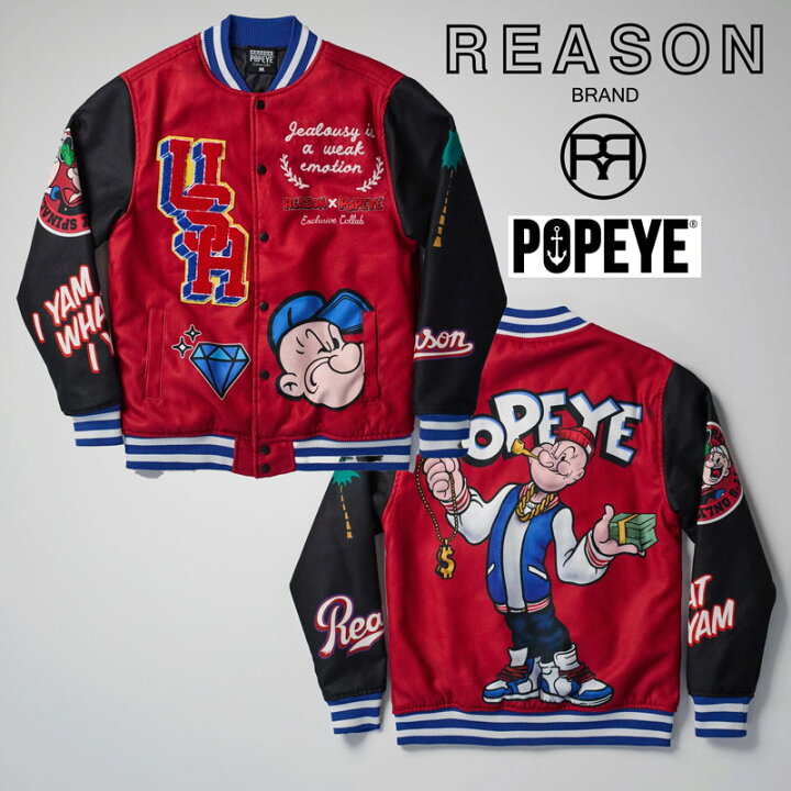 楽天市場】【秋冬物セール】REASON リーズン POPEYE ポパイ アメリカン  