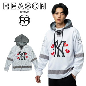 �y2000�~�|�b�L���zREASON ���[�Y�� NY & BROKEN HEART �j���[���[�N ���S HOCKEY JERSEY/�|���W���[�W�f�� V�l�b�N�g�b�v�X/B�n/�X�g���[�g/�_���X�ߑ�/�`�[��/�J�W���A��/�A���J�W/�C���|�[�g/M L XL 2XL 3X