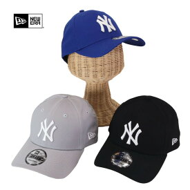 ヤンキース キャップ 黒 ブラック グレー 青 ブルー 帽子 NEW ERA ニューエラ 9FORTY ニューヨーク・ヤンキース 大きいサイズ メンズ レディース ユニセックス 大きめ サイズ調整可能 9forty New York Yankees NY MLB プロ野球 メジャーリーグ 公式アイテム アウトドア