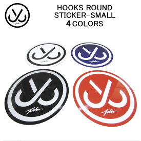 ●BIG SALE！●ジャスリブ ステッカー JSLV HOOKS ROUND STICKER-SMALLデカール・シール STK 8022