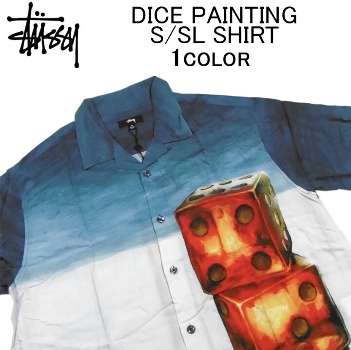 楽天市場】ステューシー 半袖シャツ STUSSY DICE PAINTING S/SL SHIRT  