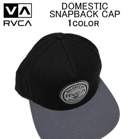 ルカ/ルーカ 帽子・キャップ RVCA DOMESTIC SNAPBACK CAPスナップバックキャップ・メンズ/レディース(男女兼用)(フリーサイズ) AVYHA00301
