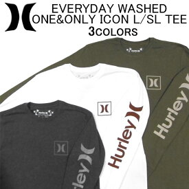 ハーレー 長袖 Tシャツ HURLEY EVERYDAY WASHED ONE AND ONLY ICON L/SL TEEOAO(ワンアンドオンリー)・ロンティー(ロングスリーブティーシャツ・ロンT)・カットソー・トップス・メンズ(男性用)・ハーレイ・ハーリー・(S M L XL XXL サイズ) MTS0032900