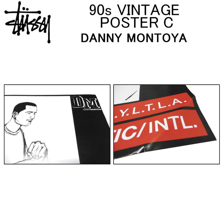 楽天市場】ステューシー ポスター STUSSY 90s VINTAGE POSTER Cアート 