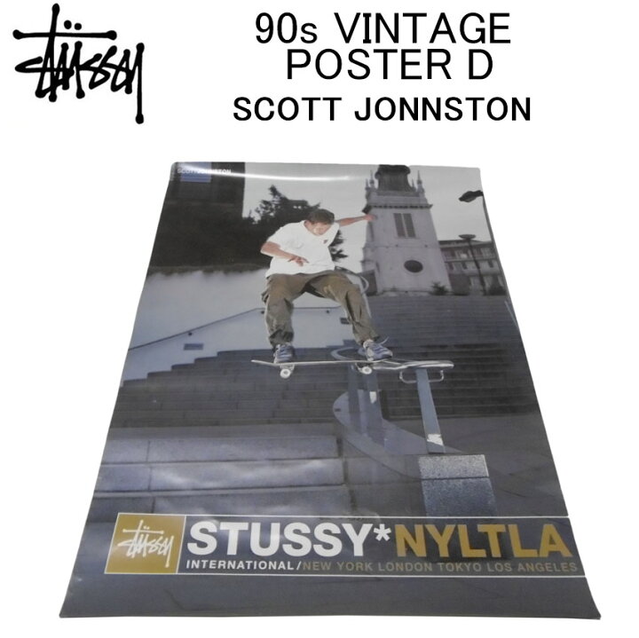楽天市場】ステューシー ポスター STUSSY 90s VINTAGE POSTER Dアート 