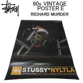 ステューシー ポスター STUSSY 90s VINTAGE POSTER Eアートポスター・ヴィンテージバナー・ディスプレー・インテリア・エクステリア・実店舗使用の貴重な非売品中古