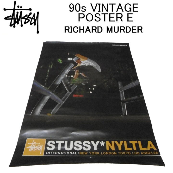 楽天市場】ステューシー ポスター STUSSY 90s VINTAGE POSTER Eアート 