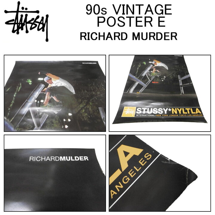 楽天市場】ステューシー ポスター STUSSY 90s VINTAGE POSTER Eアート 