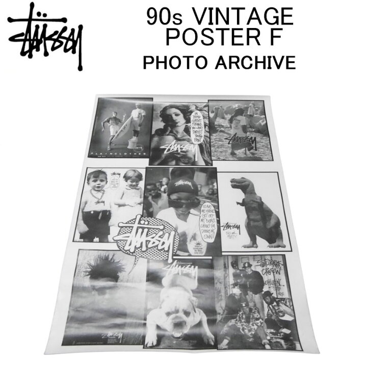 楽天市場】ステューシー ポスター STUSSY 90s VINTAGE POSTER Fアート 