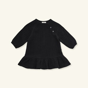 BILY Cream Button Dress ̎q 1΂4 80-110cm s[X Rbg100% G߂̕ςڂ S3F