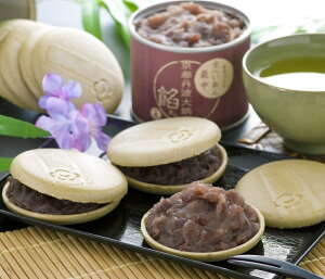 【送料無料】お手作り宇治もなか【京番茶皮/丹波大納言あん】最中きよ泉 巨泉 お茶屋 京都 宇治 田原町 丹波 ほうじ茶 一番茶 茎ほうじ茶 砂炒り焙煎 大納言 小豆 餡 スイーツ デザート ギ
