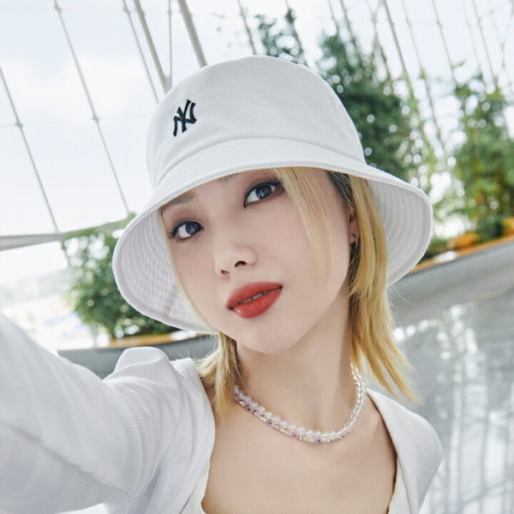 MLB Unisex Rookie Bucket Hat NY (White) 3AHT7702N-50WHS