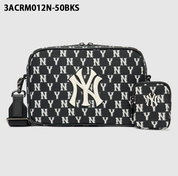 楽天市場 Mlb Korea エムエルビーコリア Monogram Crossbag New York Yankees 韓国バッグ 人気かばん レディースバッグ ショルダーバッグ クロスバッグ カバン 韓国ファッション ユニセックス メンズバッグ ポーチ付き ジャカード3acrm012n Bimishop