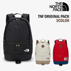 21新作THE NORTH FACE 韓国ファッション ザノースフェイス TNF ORIGINAL PACK リュック バックパック かばん 通学大学生高校生中学生 大人気旅行用日常男女兼用ユニセックスメンズレディースおしゃれカジュアル 3色(ブラック、ベージュ、レッド)NM2DM59 -y