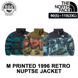 [THE NORTH FACE] M PRINTED 1996 RETRO NUPTSE JACKET 冬　ダウン 韓国ファッション メンズ ダウン　ダウン　ストリート　今だけこの値段　お得ゲット　ヌプシ 暖かい 軽いダウンジャケット レギュラーフィット エコ素材使用 NJ1DN91 -y