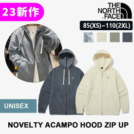 送料無料 ノースフェイス THE NORTH FACE 春秋コーデ フリース フード付き ジップアップパーカー メンズ レディース 韓国 NOVELTY ACAMPO HOOD ZIP UP アウター セーター ルーズフィット フーディ ジャケット パーカー NJ5JP28