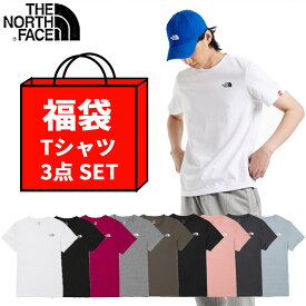 【夏の福袋】ノースフェイス 福袋 半袖Tシャツ 3点セット THE NORTH FACE まとめ買い お得 お楽しみ袋 夏 半袖 基本ロゴ デイリー シンプル 普段着 日常用 ラッキーパック ランダムボックス レギュラーフィット ルーズフィット