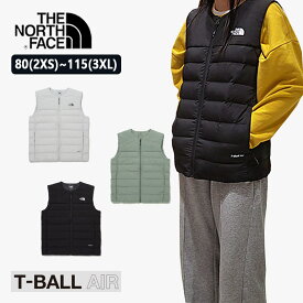 [THE NORTH FACE] ノースフェイス LEWES T VEST 中綿ベスト メンズ レディース 大きいサイズ ベスト ダウンベスト ザノースフェイス ホワイト ブランド 軽量 アメカジ ビジネス きれいめ 50代 XXL 150cm あったか NV3NP51