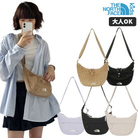 【楽天スーパーSALE★10%OFF】ノースフェイス キッズ ショルダーバッグ JR. LIGHT HOBO CROSS M デイリークロスバッグ 通学 旅行バッグ 韓国ノースフェイス キッズ