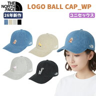 ★10/10限定 最大100%ポイント還元＆最大40%OFFクーポン配布中★ノースフェイス LOGO BALL CAP_WP 刺繍ロ…