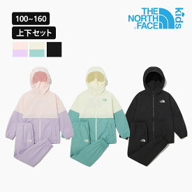 2023新作 無料配送 THE NORTH FACE KIDS 韓国子供服 ノースフェイス キッズ 上下セット トップス アウター ボトムズ セットアップ フードジップアップ ジョガーフィット K'S GO ACTIVE TRAIN SET 女の子 男の子 ドロップショルダー 運動トレーニング 小学生 デイリーNJ3BP05