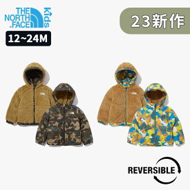 THE NORTH FACE] BABY REVERSIBLE MT CHIMBO FZ HOODED JKT ノースフェイス キッズ リバーシブルジャケット F/W新商品 男女共用 ユニセックス ベビー アウター アウトドア 遠足 デイリー女の子男の子 中綿ダウンジャケット フード付き NJ3NP90