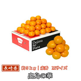【送料無料】出島の華 赤秀 M 約5kg 長崎県産 JAながさき西海 糖度14度以上保証 最高級ブランド させぼ温州 光センサー選別 産地直送 お歳暮 ギフト 12月中旬~下旬
