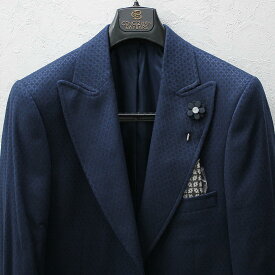 テーラードジャケット メンズ 冬 ウール 紺ブレザー ネイビー 柄 ピークドラペル ジャケパン ビジネスジャケット 結婚式 2次会 XXXL大きいサイズも入荷