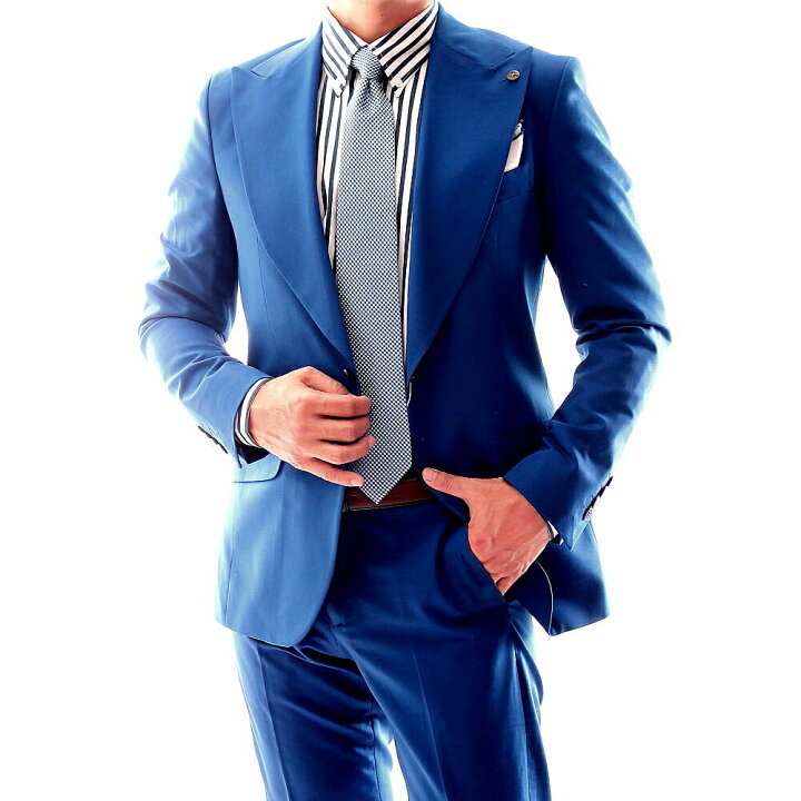 楽天市場 テーラードジャケット ワイドラペル ブレザー メンズ 青 タイト スリムフィット ジャケパン 春 秋 冬 大きいサイズも入荷 ビジネス ジャケット フォーマル ストレッチ ｂｉｎ １ ｌｉｍｉｔｅｄ
