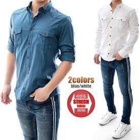 楽天市場 タイト カジュアルシャツ トップス メンズファッションの通販