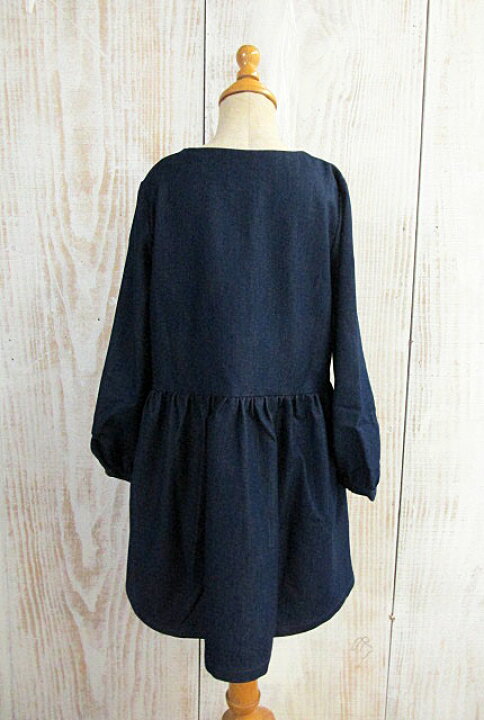 楽天市場】SALE! 50%OFF!! 【BeBe ベベ】先染めデニム刺繍ワンピース 