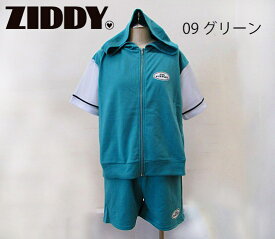 SALE! 50％OFF!! 2023年春夏　ZIDDY ジディ　2点セット半袖ZIPパーカー＆パンツ：150cm、FREE：1222-53050